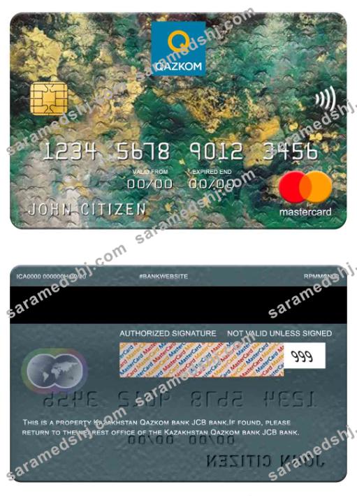 Kazakhstan Qazkom bank JCB bank mastercard